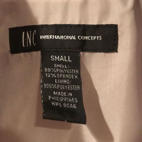 INC Faux Suede Open Front Moto Vest - Picture 9 of 9